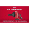Milwaukee Tool M12 Drain Snake w/ 5/16" Cable