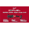 Milwaukee Tool M18 FUEL SUPER HAWG Right Angle Drill w/ QUIK-LOK