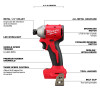 Milwaukee Tool M18 Compact Brushless 1/4 Inch Hex 3-Speed Impact Driver