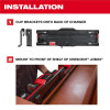 Milwaukee Tool Shelf Mounting Brackets for M18 and M12 Gangbox Rapid Charger
