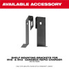 Milwaukee Tool Shelf Mounting Brackets for M18 and M12 Gangbox Rapid Charger