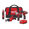 Milwaukee Tool M12 4Pc Combo Kit