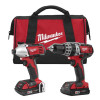 Milwaukee Tool M18 Cordless LITHIUM-ION 2-Tool Combo Kit