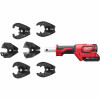 Milwaukee Tool M18 FORCE LOGIC 6T Utility Crimper Kit with D3 Grooves "Snub Nose"