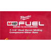 Milwaukee Tool M18 FUEL 7-1/4" Dual Bevel Sliding Compound Miter Saw Kit