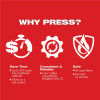 Milwaukee Tool 1-1/8 Inch ZoomLock® MAX Press Jaw for M12 FORCE LOGIC Press Tools