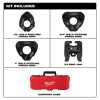 Milwaukee Tool 1/2 Inch - 1 Inch IPS-P Pivoting Press Ring Kit for M12 FORCE LOGIC Press Tool