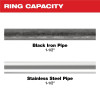 Milwaukee Tool 1-1/2 Inch IPS-P Pivoting Press Ring for M18 FORCE LOGIC Press Tools