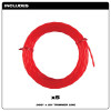 Milwaukee Tool .095 Inch x 20 Feet (5 PK) Pre-Cut Twisted Trimmer Line