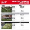 Milwaukee Tool .095 Inch x 750 Feet (3 lbs.) Twisted Trimmer Line