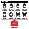 Milwaukee Tool 1/2 Inch - 2 Inch CTS-V Pivoting Press Ring Kit for M18 FORCE LOGIC Press Tools