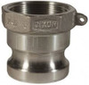 1-1/2" Aluminum Type A Cam & Groove Adapter x Female NPT