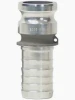 2" Aluminum Cam & Groove Type E Adapter x Hose Shank