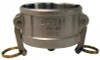 3" Type DC Stainless Steel Cam & Groove Dust Cap