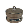 3" Stainless Steel Type DP Cam & Groove Dust Plug