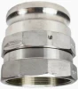 4" Cam & Groove Adapter x Female NPT Swivel Aluminum Fitting
