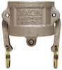 4" Type DC Aluminum Cam & Groove Dust Cap