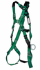 MSA Super XL V-Form Safety Harness w/ Padded Tongue Buckle Leg Straps