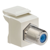Ivory QuickPort Feedthrough F-Connector Nickel Plated