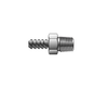 1/8" x 1/8" Stainless Steel Hose Barb x Male NPT Connector