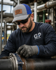 GetPipe Trucker Snapback Cap | Laser Engraved Patch Hat