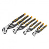 GearWrench 4 Piece PITBULL Auto-Bite Tongue & Groove Dual Material Pliers