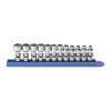 GearWrench 12 Piece 1/4 Inch Drive 6 Point Flex Metric Socket Set