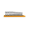 GearWrench 12 Piece 1/4 Inch Drive 6 Point Flex Metric Socket Set
