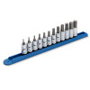 GearWrench 12 Piece 3/8 Inch Drive Hex Bit Metric Socket Set