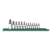 GearWrench 13 Piece 1/4 Inch, 3/8 Inch & 1/2 Inch Drive Torx Bit Socket Set