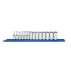 GearWrench 14 Piece 3/8 Inch Drive 6 Point Mid Length Metric Socket Set