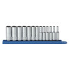 GearWrench 13 Piece 1/4 Inch Drive 12 Point Deep Metric Socket Set
