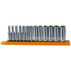 GearWrench 13 Piece 1/4 Inch Drive 12 Point Deep Metric Socket Set