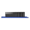 GearWrench 14 Piece 1/4 Inch Drive 6 Point Deep Impact Metric Socket Set