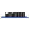 GearWrench 14 Piece 1/4 Inch Drive 6 Point Deep Impact Metric Socket Set