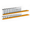 GearWrench 28 Piece 3/8 Inch Drive 6 Point Standard and Deep Socket Set