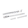 GearWrench 16 Piece 3/8 Inch Drive 120XP Locking Flex Head Ratchet and 6 Point SAE Stubby Socket Mechanics Tool Set