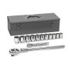 GearWrench 13 Piece 3/4 Inch Drive 12 Point Standard SAE Mechanics Tool Set