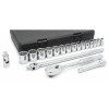 GearWrench 19 Piece 1/2 Inch Drive 12 Point Standard SAE Mechanics Tool Set