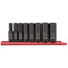GearWrench 8 Piece 3/8 Inch Drive 6 Point Deep Impact SAE Socket Set