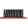 GearWrench 8 Piece 3/8 Inch Drive 6 Point Deep Impact SAE Socket Set