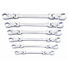 GearWrench 6 Piece Ratcheting Flex Head Flare Nut Metric Wrench Set