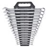 GearWrench 15 Piece 12 Point Long Pattern Combination SAE Wrench Set