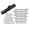 GearWrench 18 Piece 12 Point Long Pattern Combination Metric Wrench Set
