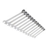 GearWrench 12 Piece 90-Tooth 12 Point Metric Reversible Ratcheting Wrench Set
