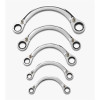GearWrench 5 Piece 72-Tooth 12 Point Reversible Half Moon Double Box Ratcheting Metric Wrench Set