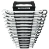 GearWrench 13 Piece 72-Tooth 12 Point XL Ratcheting Combination SAE Wrench Set