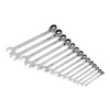 GearWrench 14 Piece 90-Tooth 12 Point SAE Reversible Ratcheting Wrench Set