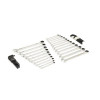 GearWrench 44 Piece 90T SAE/Metric Combination Ratcheting Wrench & Long Arm Hex Key Set with Foam Storage Tray