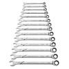 GearWrench 14 Piece 120XP Universal Spline XL Ratcheting Combination Metric Wrench Set